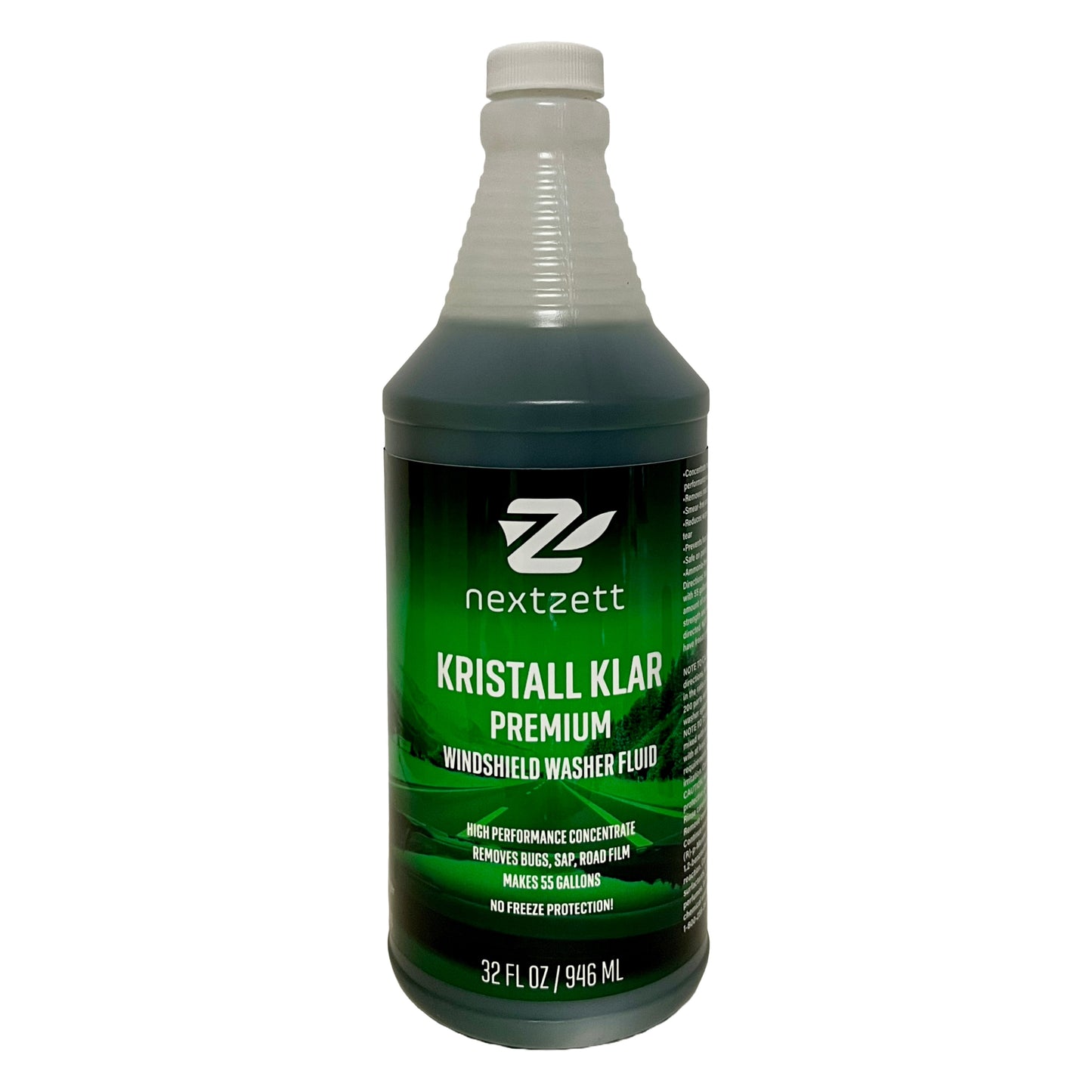 nextzett Kristall Klar Premium Windshield Washer Fluid Concentrate 32 oz