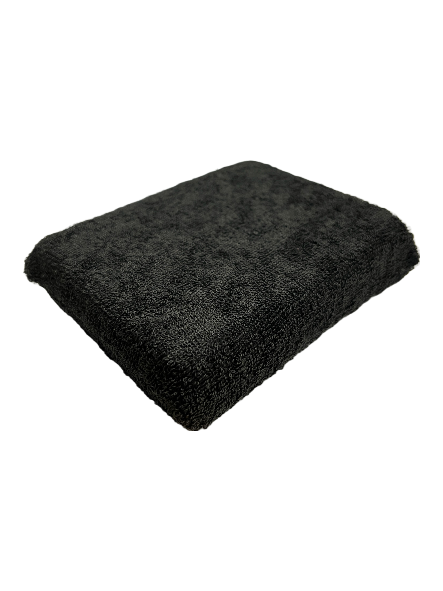 Black microfiber wax applicator pad sponge