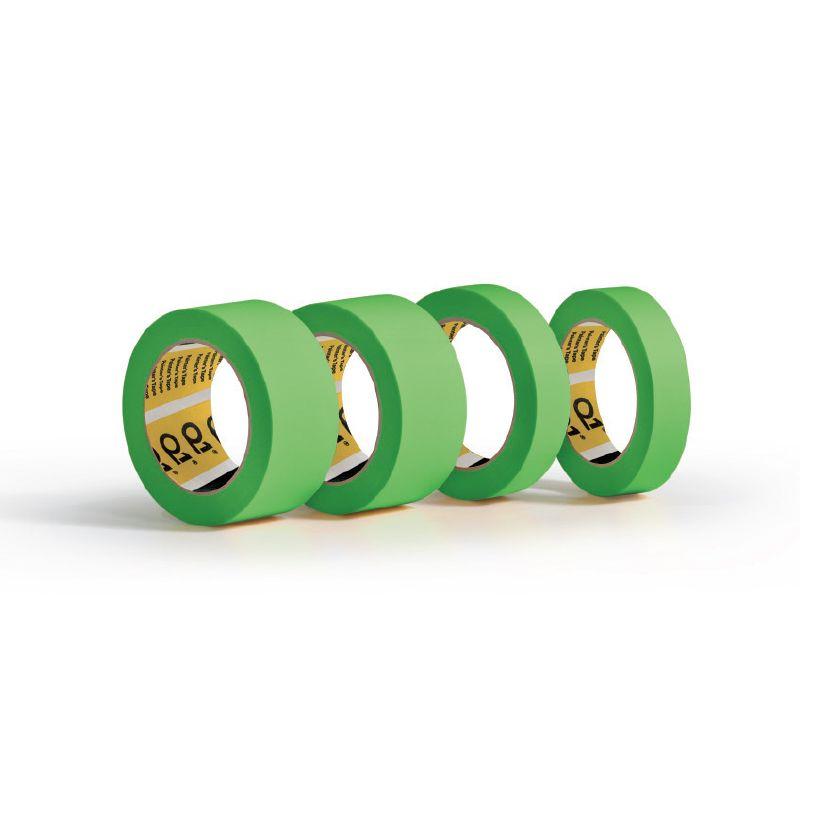Q1 3/4 in (12-Rolls) High Performance Green Masking Tape 55 M x 18 mm