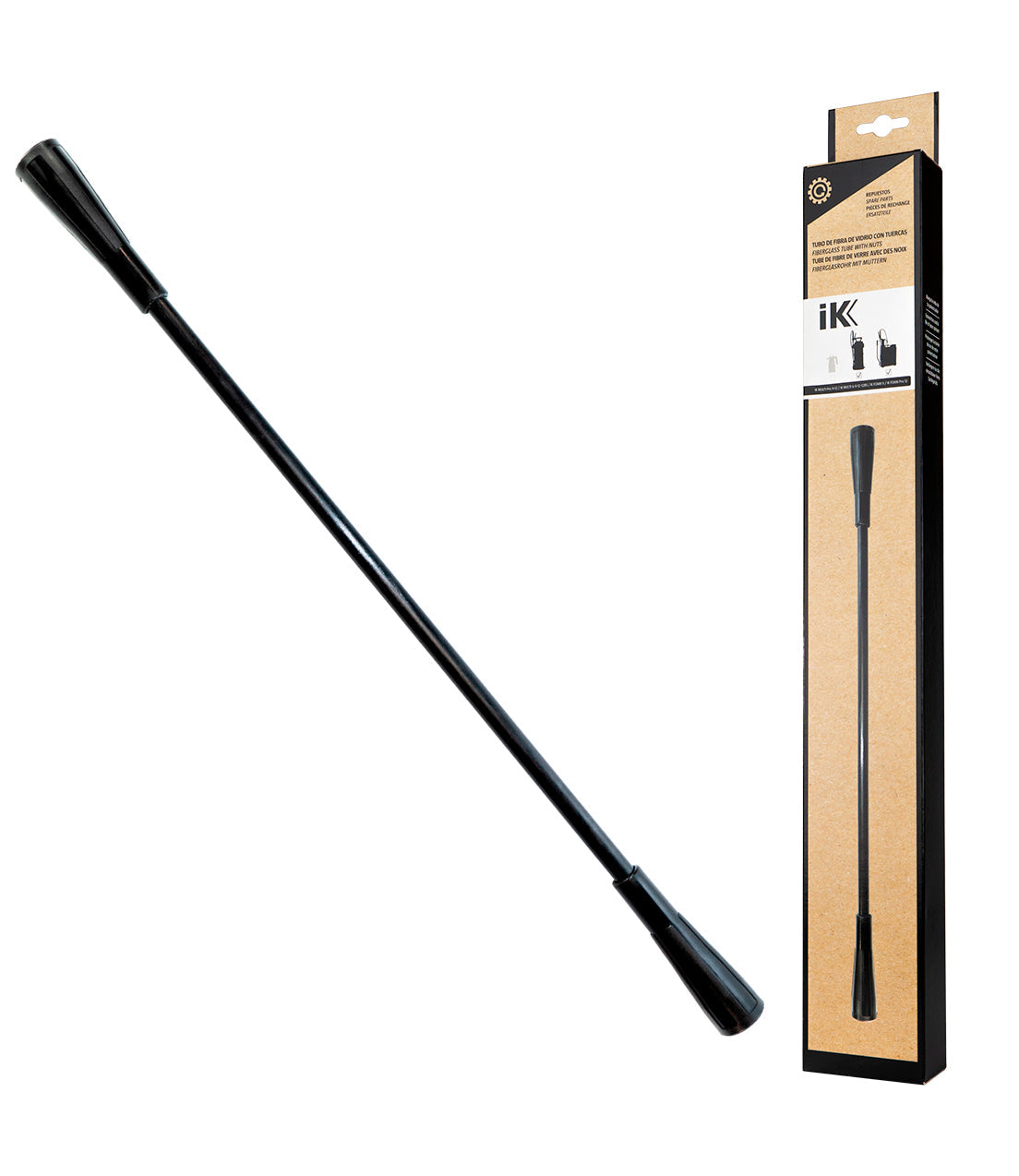 iK Fiberglass Tube with Nuts 47cm