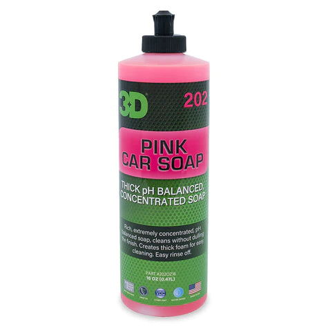 3D Pink Car Soap Detailers Finest