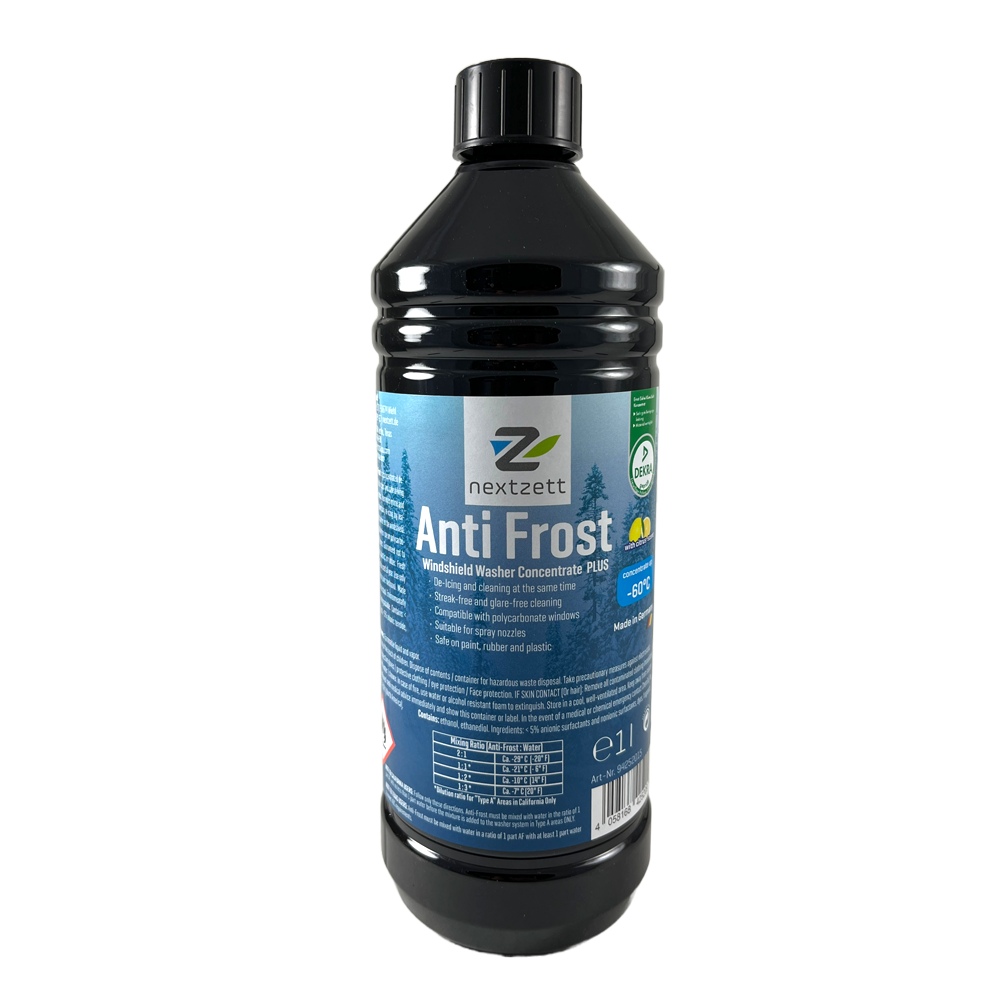 nextzett Anti Frost Windshield Washer Fluid Concentrate 33.8 oz (1 liter)