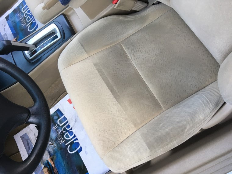 nextzett Blitz 50/50 clean upholstery car seat by Brian Wilson