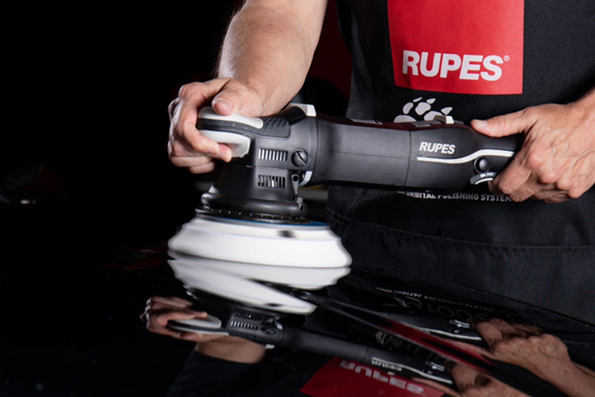 Rupes D-A Ultra Fine High Performance Polishing Foam Pad polishing