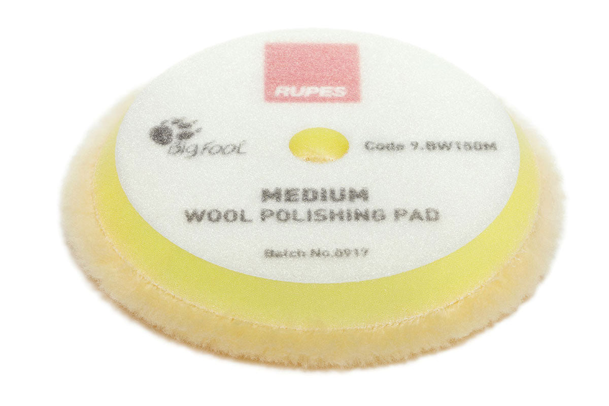 Rupes Yellow Wool Pad Medium Cut