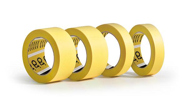 Q1 MTQ136.25 Premium Yellow Car Masking Tape 55 m x 36 mm (6-rolls)