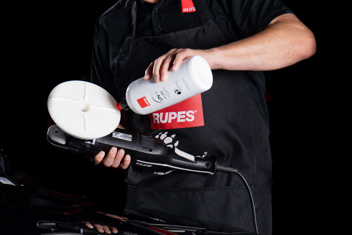 Rupes D-A Ultra Fine High Performance Polishing Foam Pad polish application
